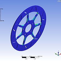 Brake disc FEM analysis