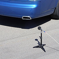Car stationary noise measurement